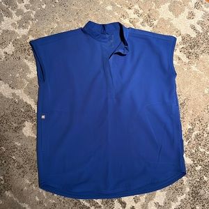 Figs Rafaela scrub top XXS color: denim